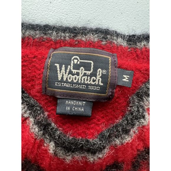 Vintage Woolrich Hand Knit Wool Sweater - Picture 7 of 10